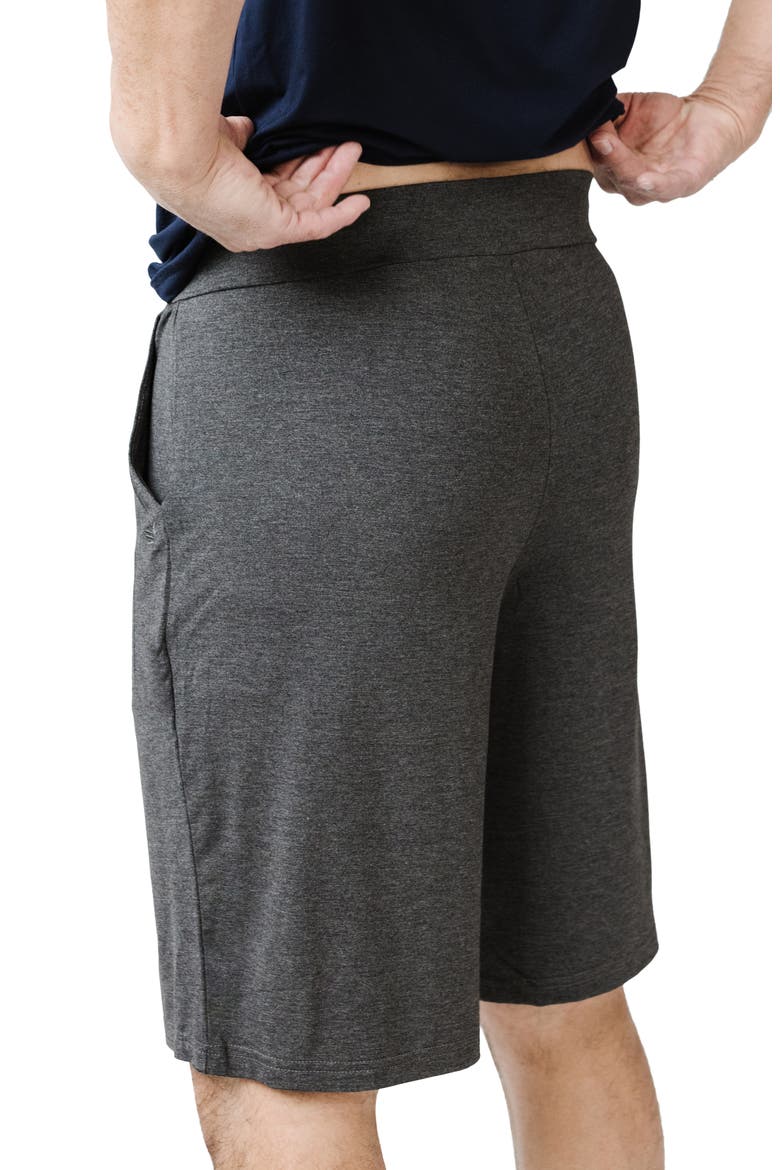 Stretch Lounge Shorts, Alternate, color, CHARCOAL