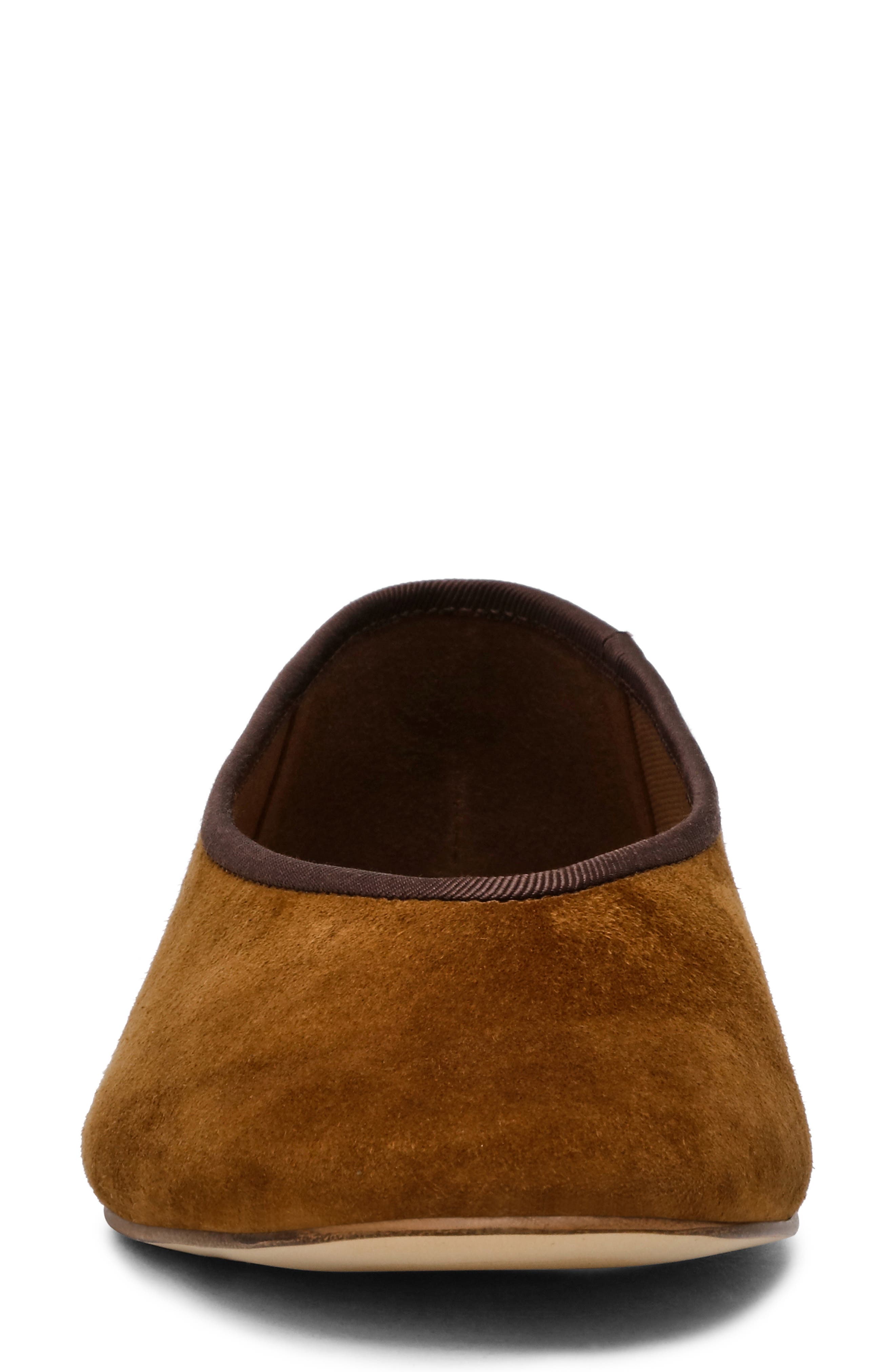 Steve Madden Pipa Ballet Flat, Alternate, color, Chestnut Suede