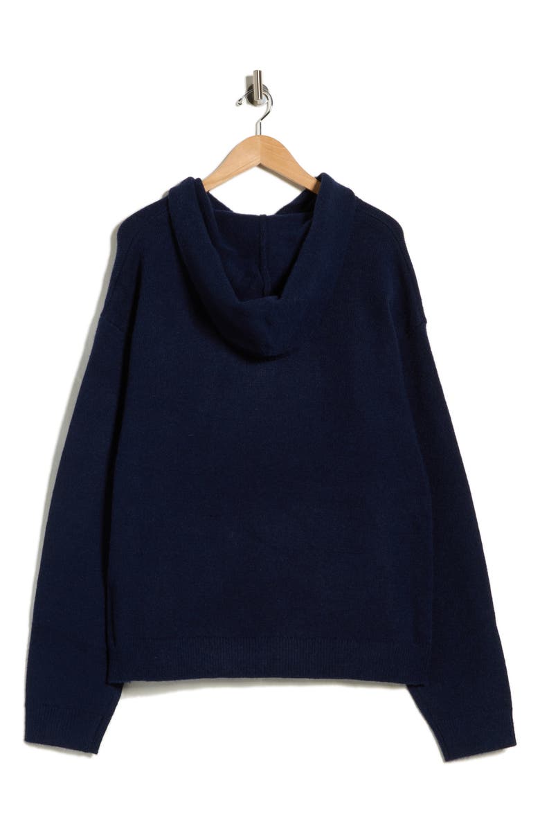 HONOR THE GIFT Art Knit Hoodie, Alternate, color, Navy
