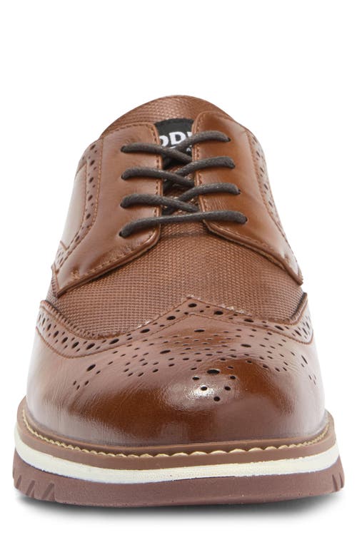 Madden Silloxx Whipstitch Derby In Cognac