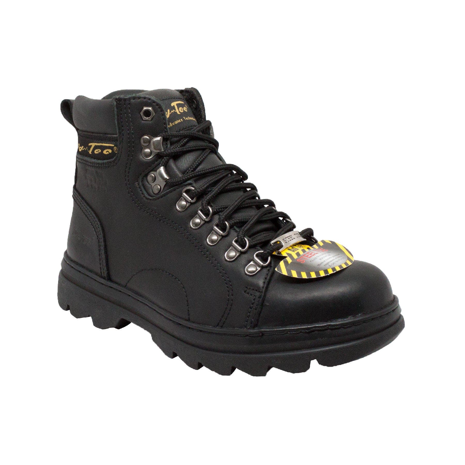 6" Steel Toe Hiker, Main, color, Black