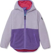 Lands' End Kids Colorblock High Pile Jacket
