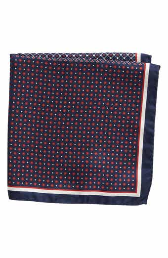 Eton Quadrant Silk Pocket Square