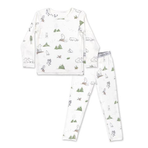 Kids' Winter Forest Animals Set of 2 Piece Pajamas (Baby)