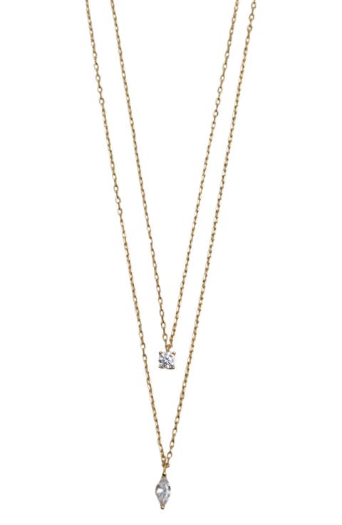 Cubic Zirconia Cubic Zirconia Delicate Necklaces | Nordstrom