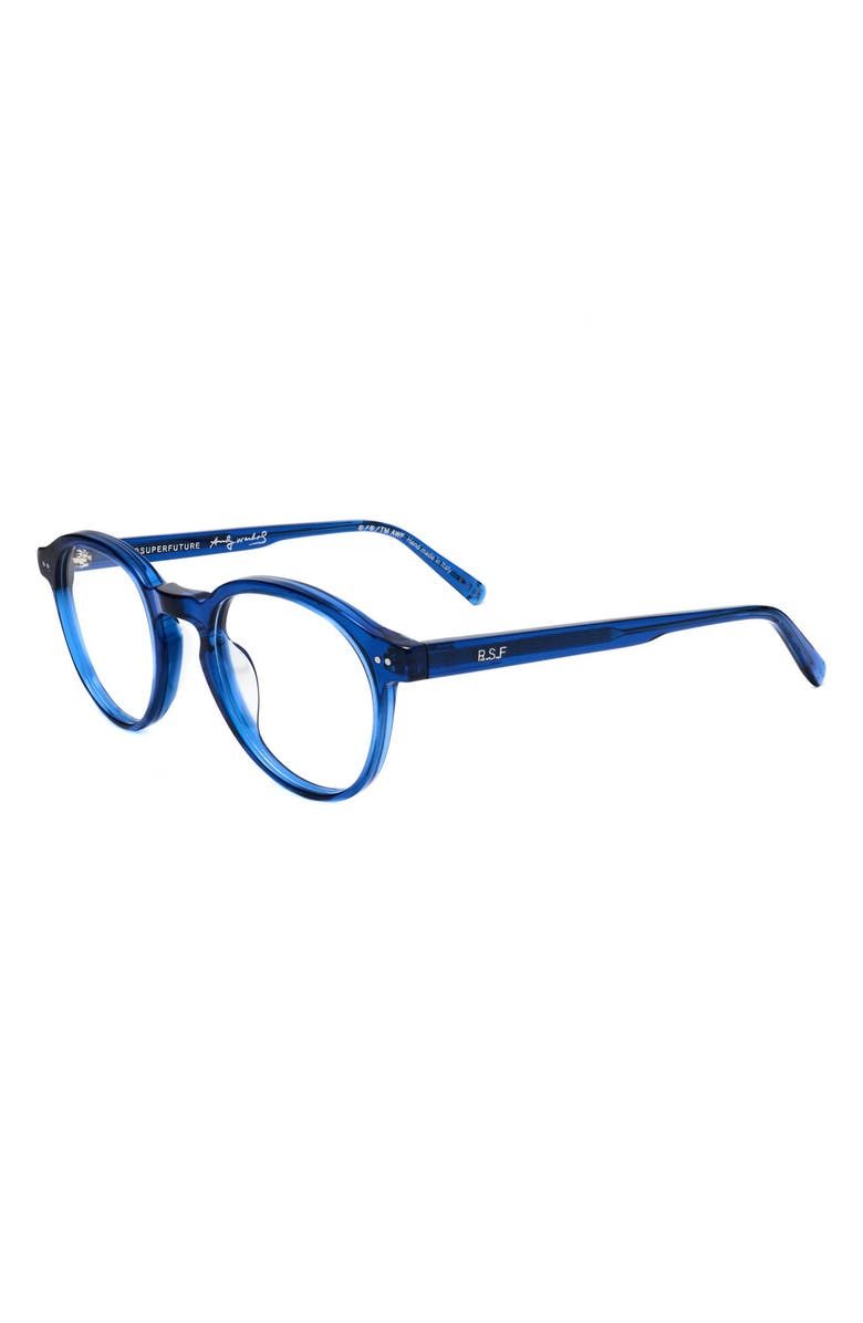 SUPER by RETROSUPERFUTURE<sup>®</sup> 58mm Round Optical Glasses, Alternate, color, Blue