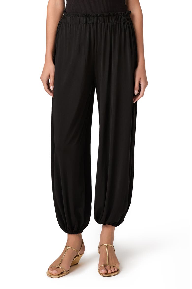 Marcine Woven Joggers, Main, color, BLACK