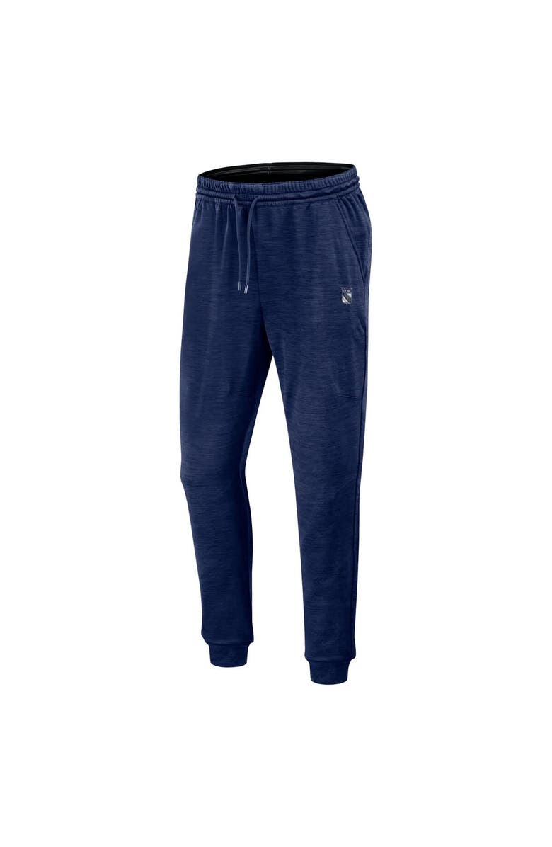 FANATICS Men's Fanatics  Heather Navy New York Rangers Authentic Pro Fleece Sweatpants, Alternate, color, Heather Navy