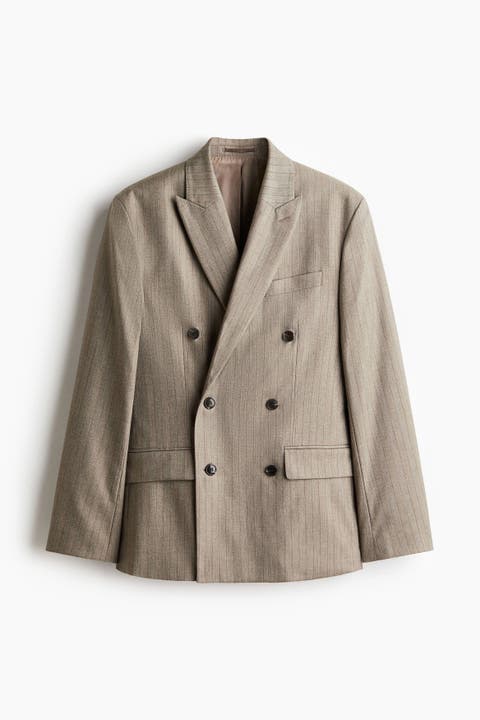 Regular Fit Double-breasted Jacket