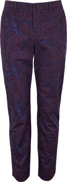 Lords of Harlech Charles Stretch Twill Flat Front Pant