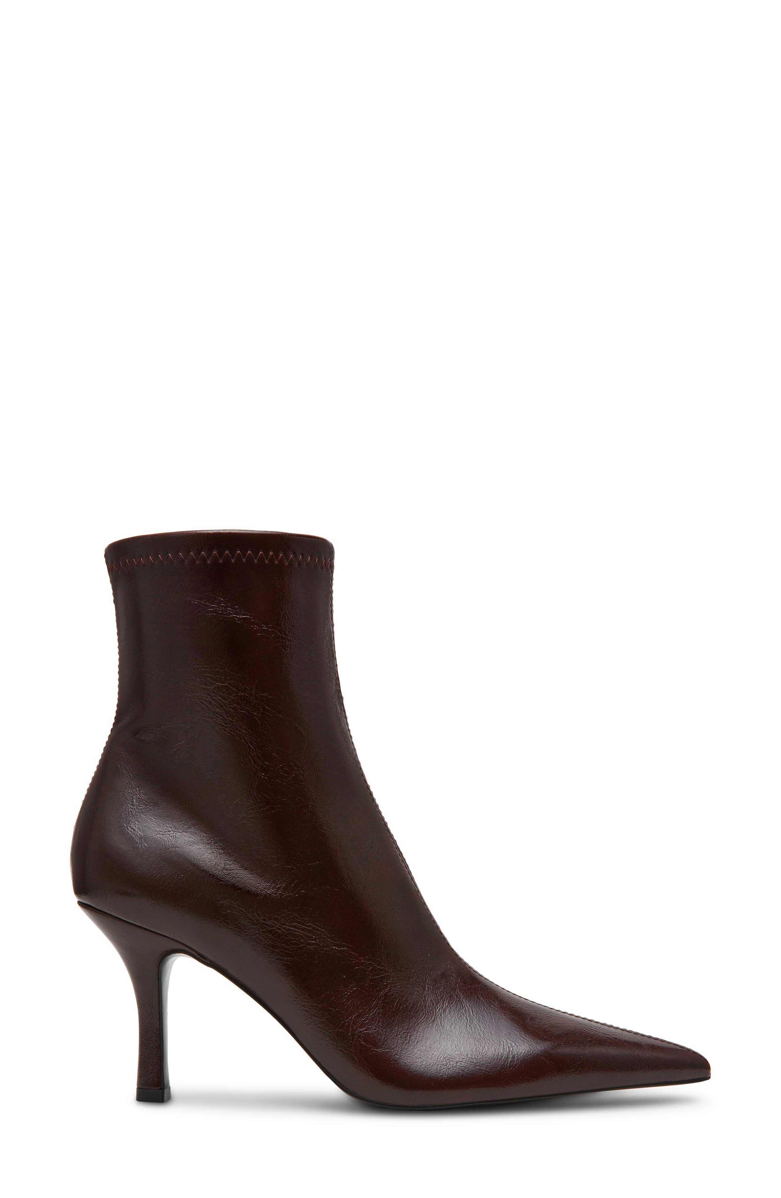 Tashey Pointed Toe Bootie, Alternate, color, BURGUNDY