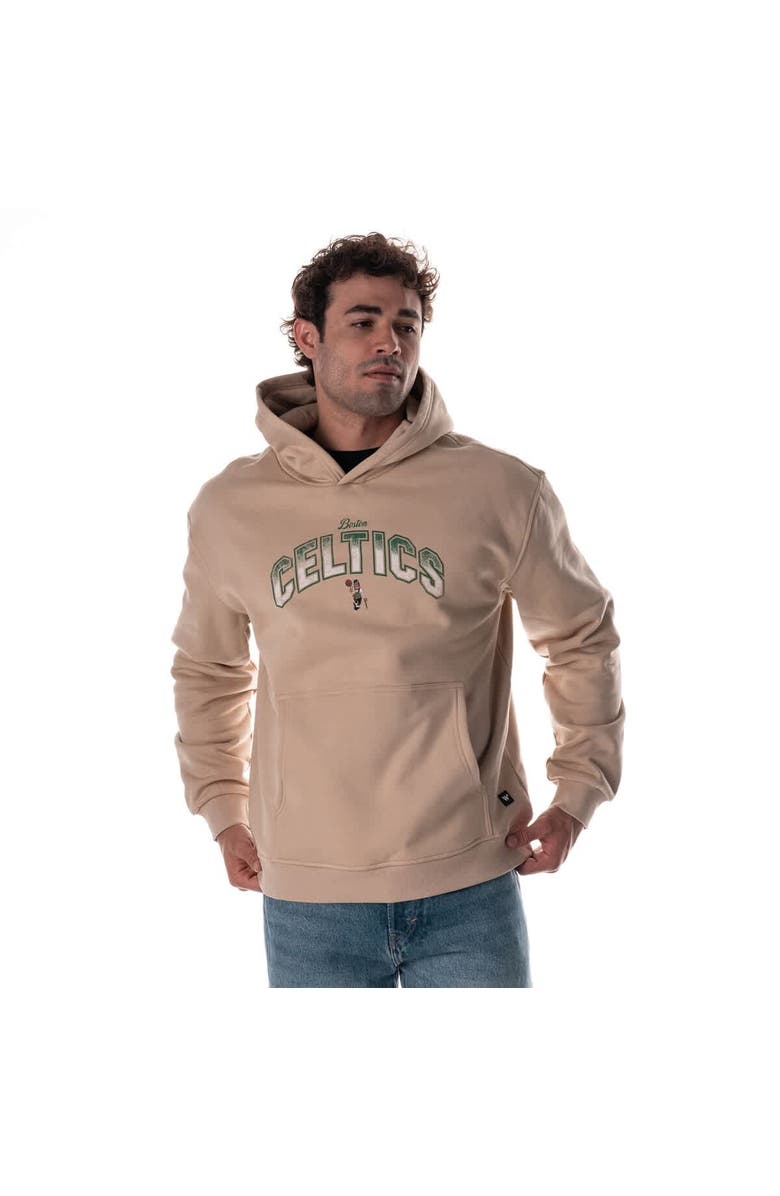 THE WILD COLLECTIVE Unisex The Wild Collective  Tan Boston Celtics Mantra Premium Hoodie, Main, color, Tan