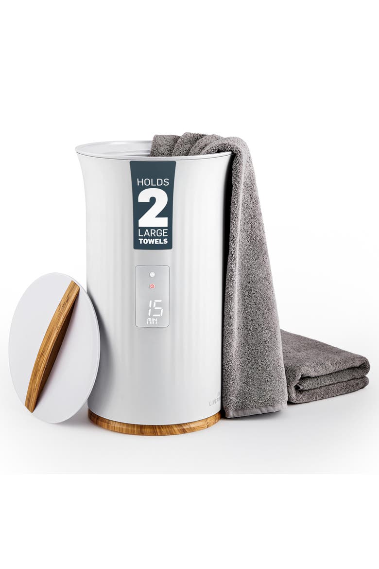 Large Bucket Style Rowel Warmer - White, Main, color, White
