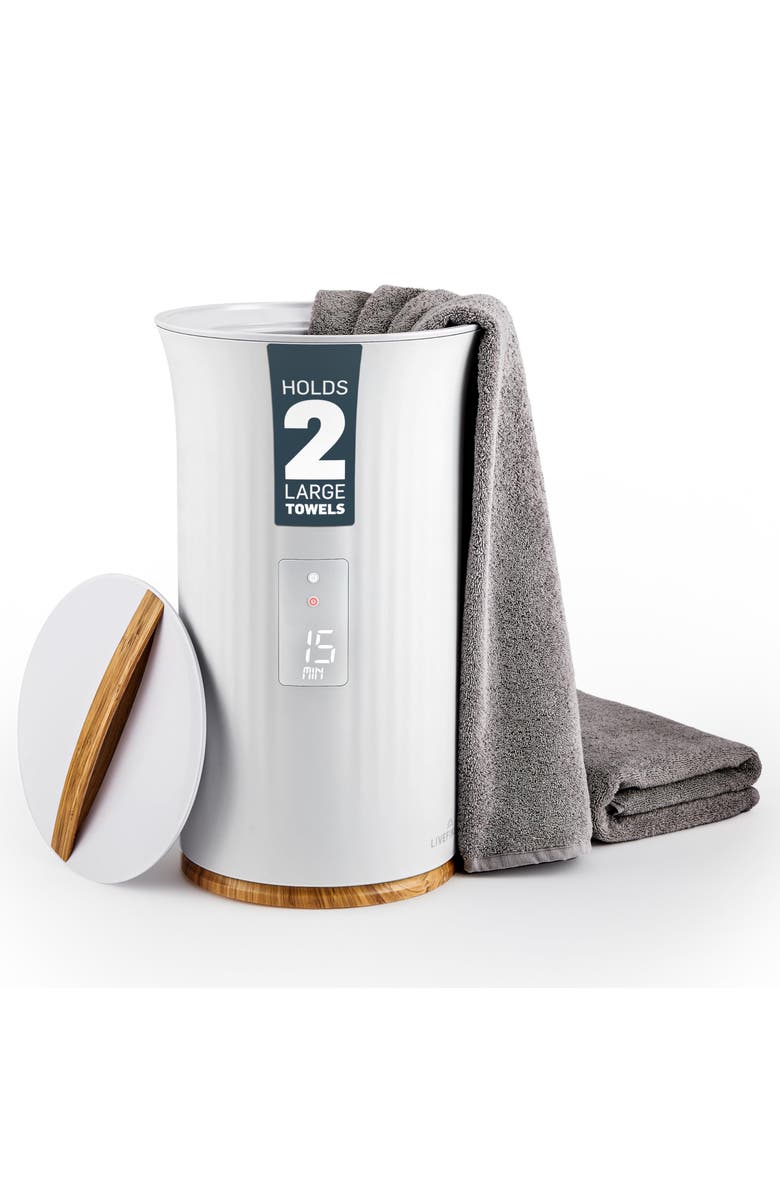 Live Fine Large Bucket Style Rowel Warmer - White, Main, color, White