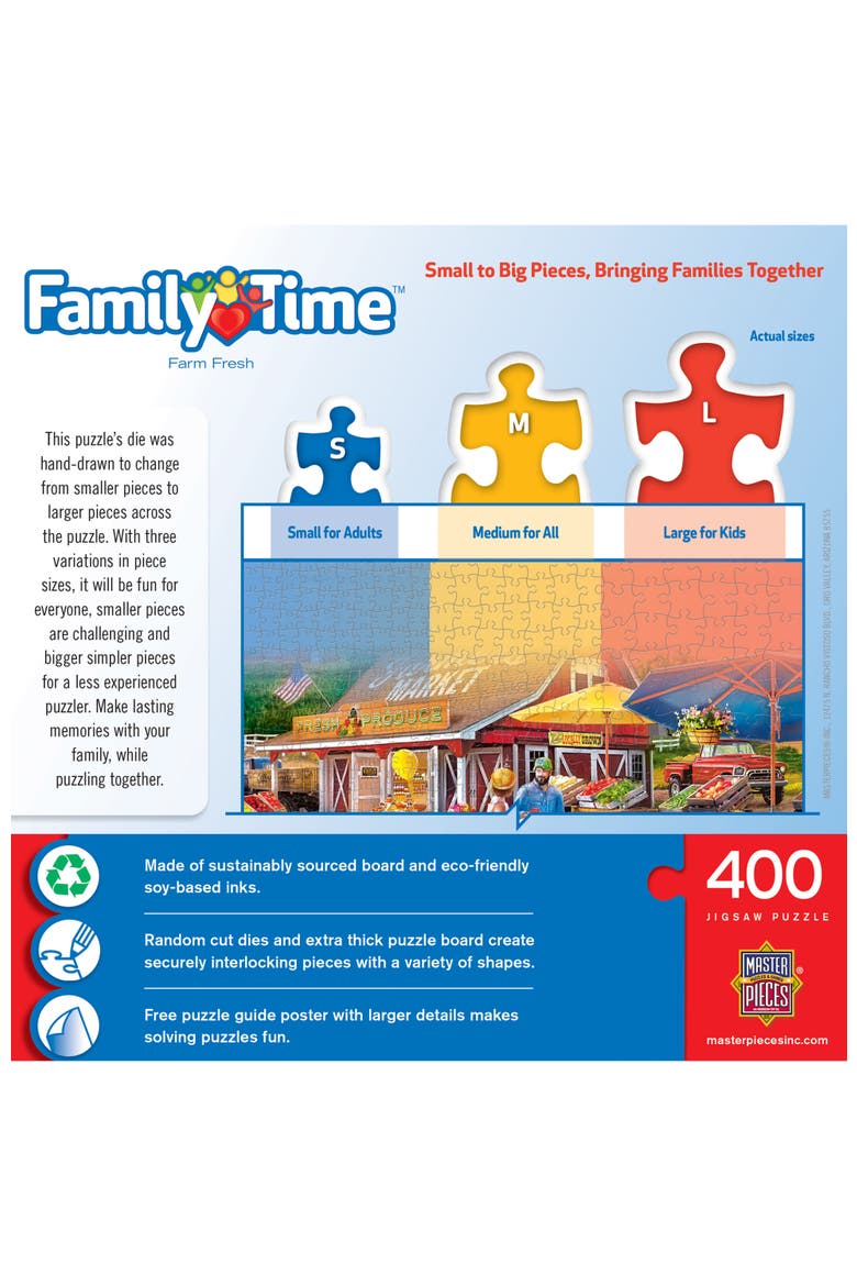 Farm Fresh 400 Piece Jigsaw Puzzle, Alternate, color, Multicolor