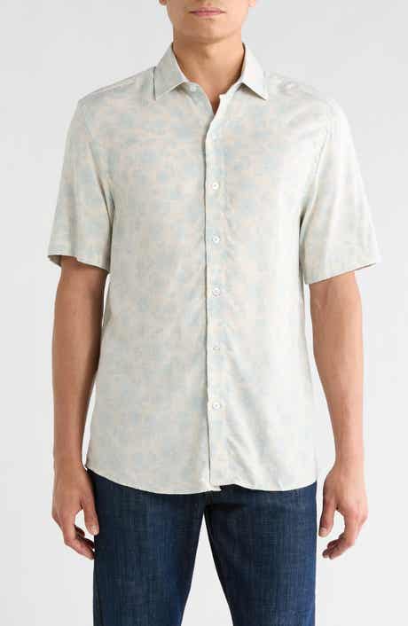 Robert Barakett Merrick Short Sleeve Woven Shirt