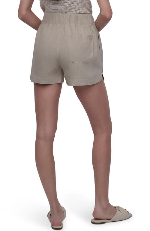 Dkny Jeans Dolphin Linen Blend Shorts