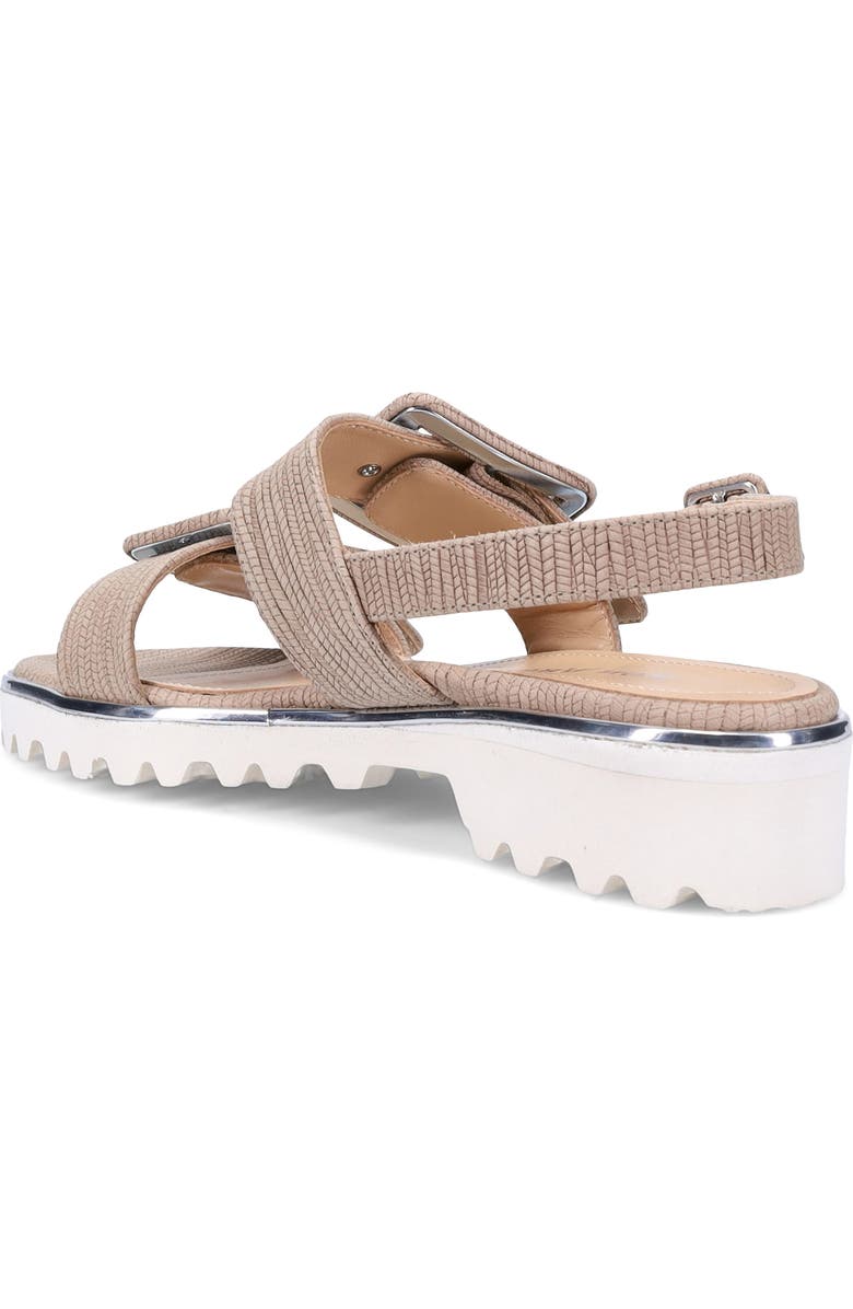 Ron White Callie Epi Slingback Platform Sandal, Alternate, color, Porcini