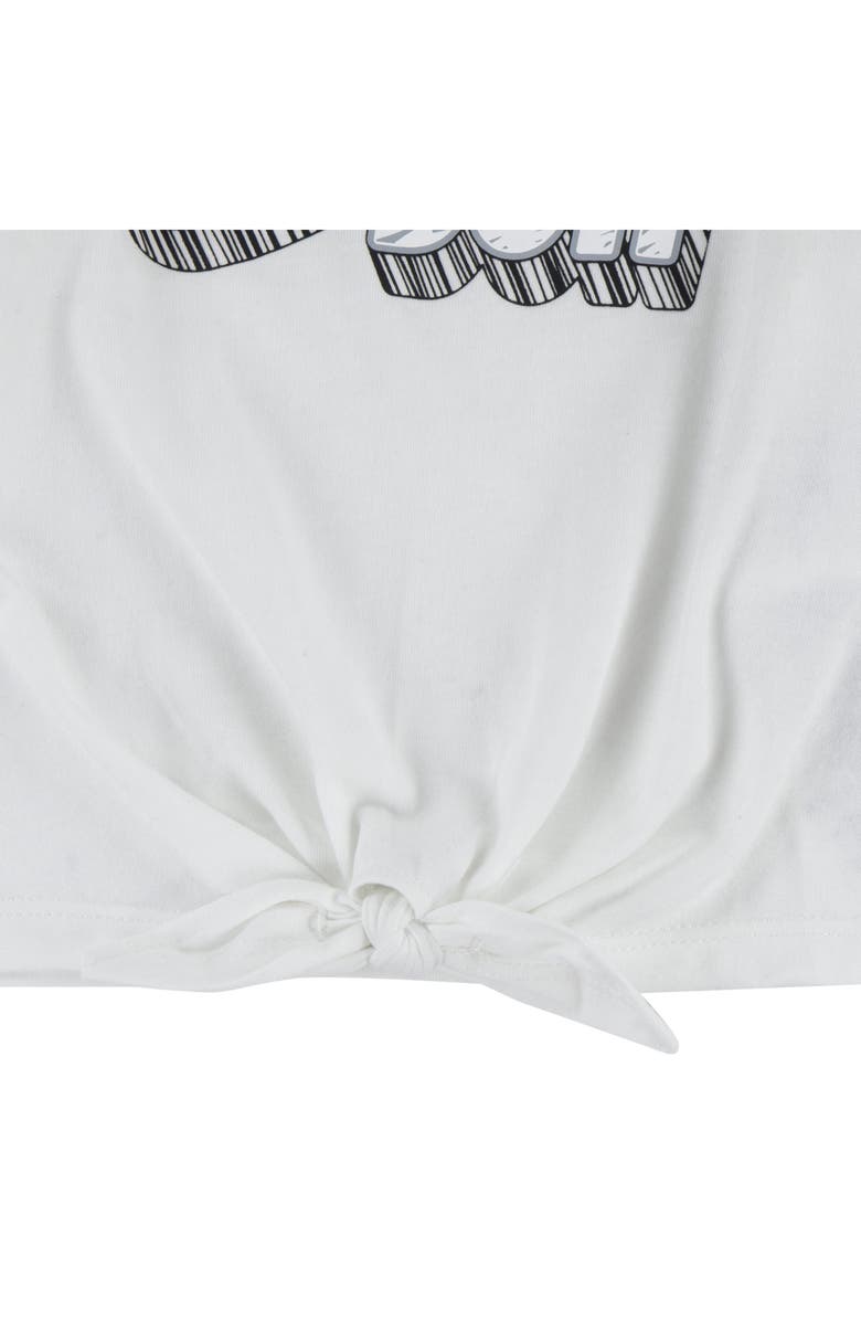 Nike Tie Front Long Sleeve Tee & Leggings Set, Alternate, color, Black