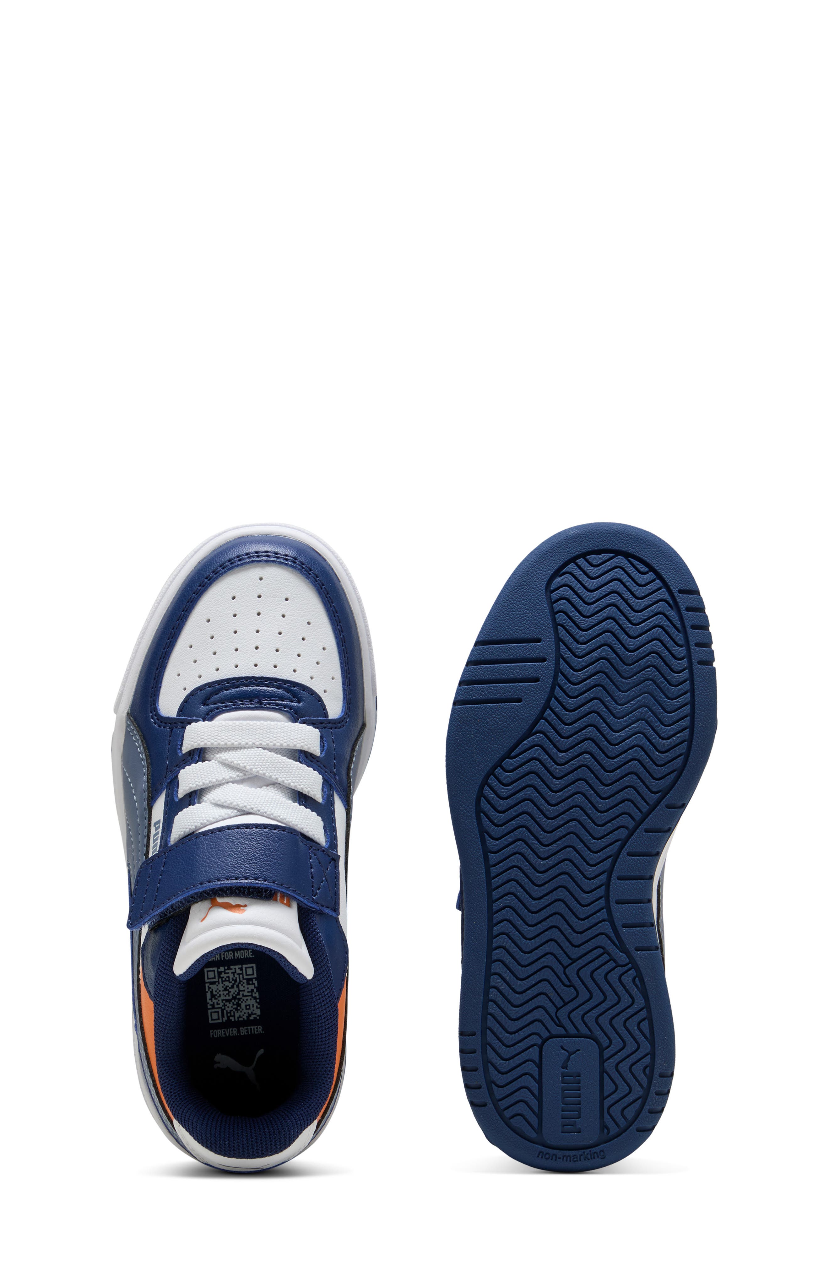 PUMA Kids' Caven III Sneaker, Alternate, color, Blue Jewel/ Gray Sky/ White