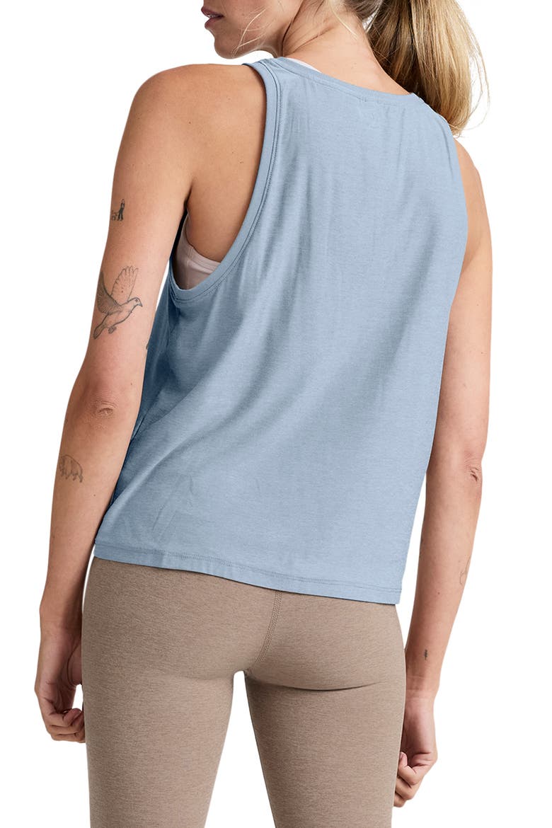 Featherweight Rebalance Tank, Alternate, color, BLUE ZEN HEATHER