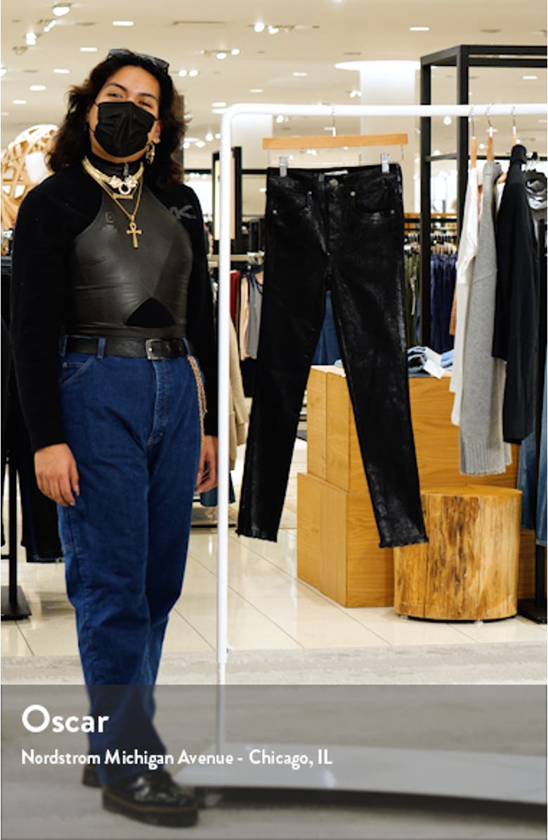 High Waist Coated Jeans, sales video thumbnail