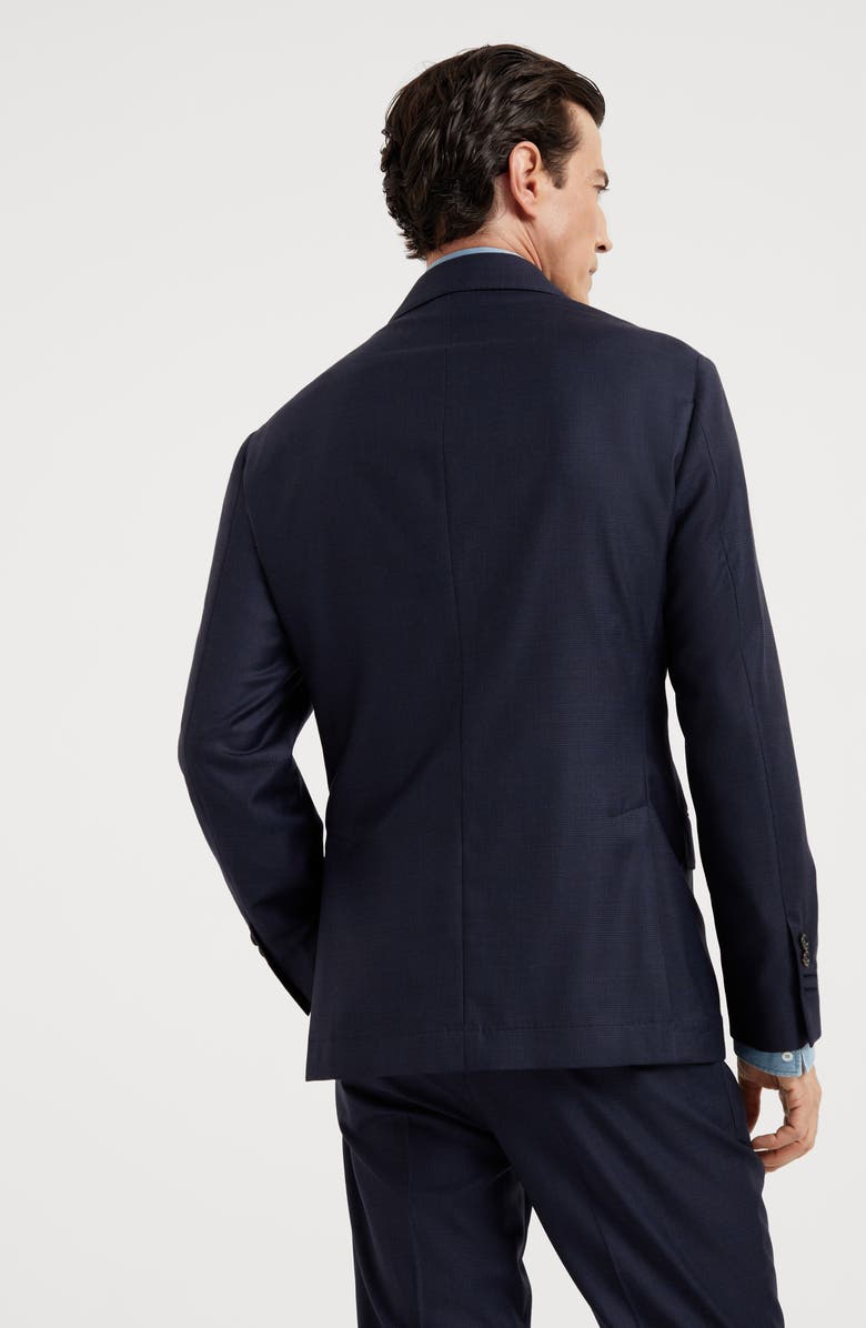 Brunello Cucinelli Prince of wales blazer, Alternate, color, 