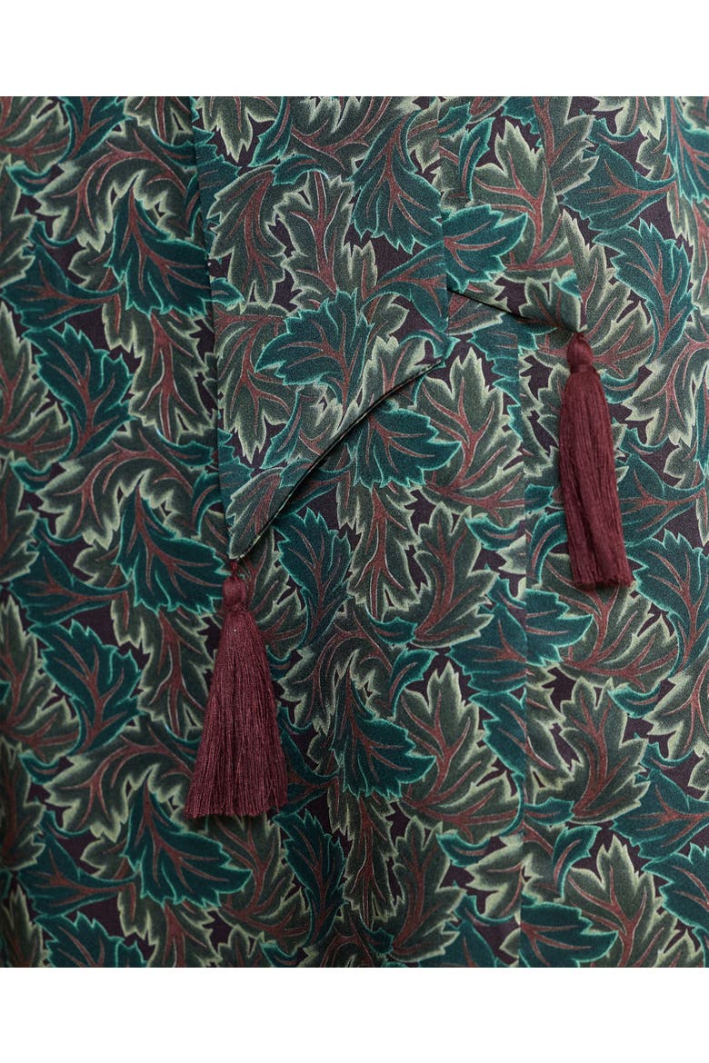 Hawthorn Shirt Dress, Alternate, color, Burgundy/Green