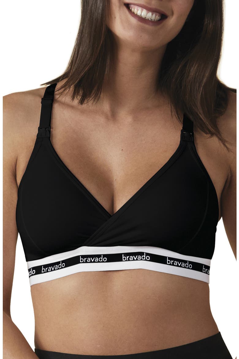 Original Nursing Bra, Main, color, BLACK