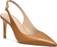 Stuart Weitzman Stuart Power 75 Pointed Toe Slingback Pump