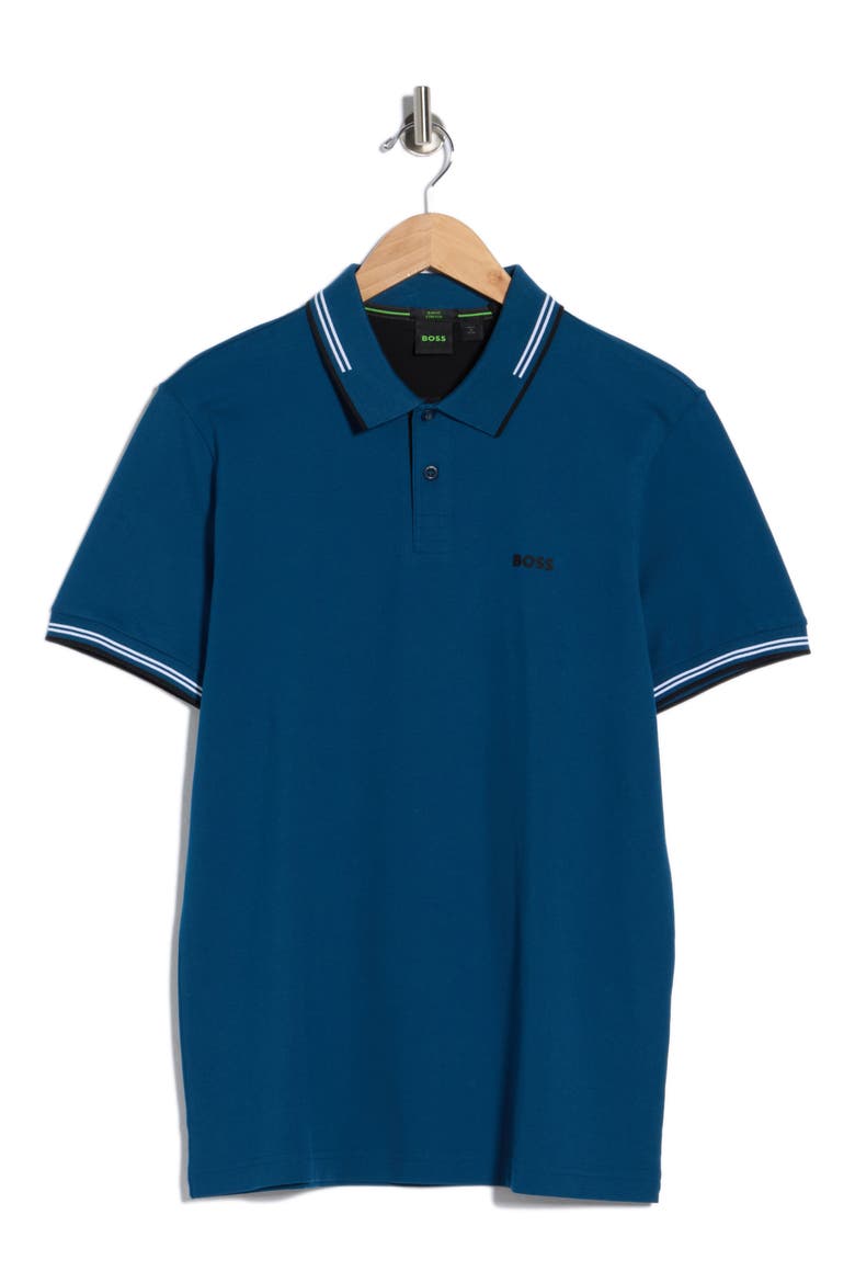 Paul Cotton Knit Polo, Alternate, color, LIGHT/ PASTEL BLUE