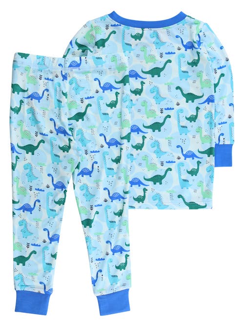 Rufflebutts Softsnooze Long Sleeve Pajama Set In Blue