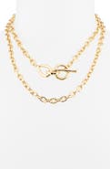Nordstrom Toggle Wrap Chain Necklace