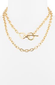 Nordstrom Toggle Wrap Chain Necklace