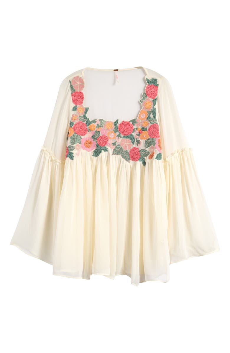 Free People Madeline Bell Sleeve Tunic, Alternate, color,