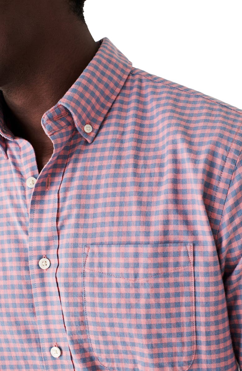 Faherty Stretch Cotton Blend Oxford Button-Down Shirt, Alternate, color, 