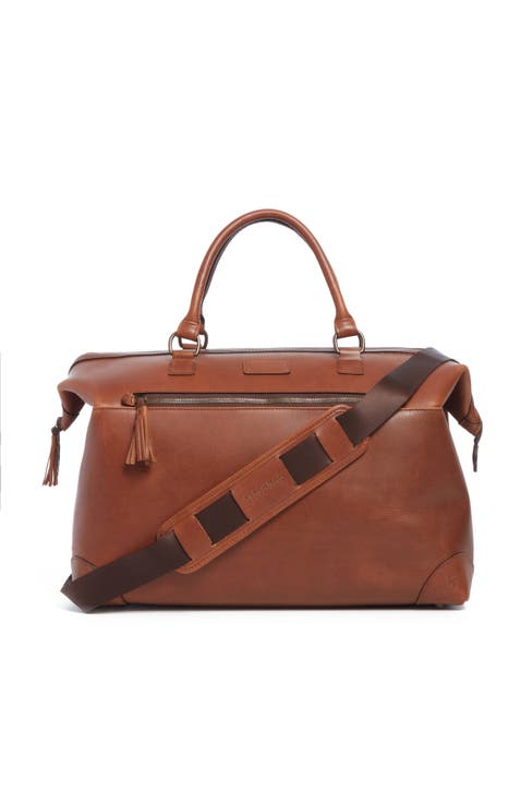Fulton Leather Framed Duffel