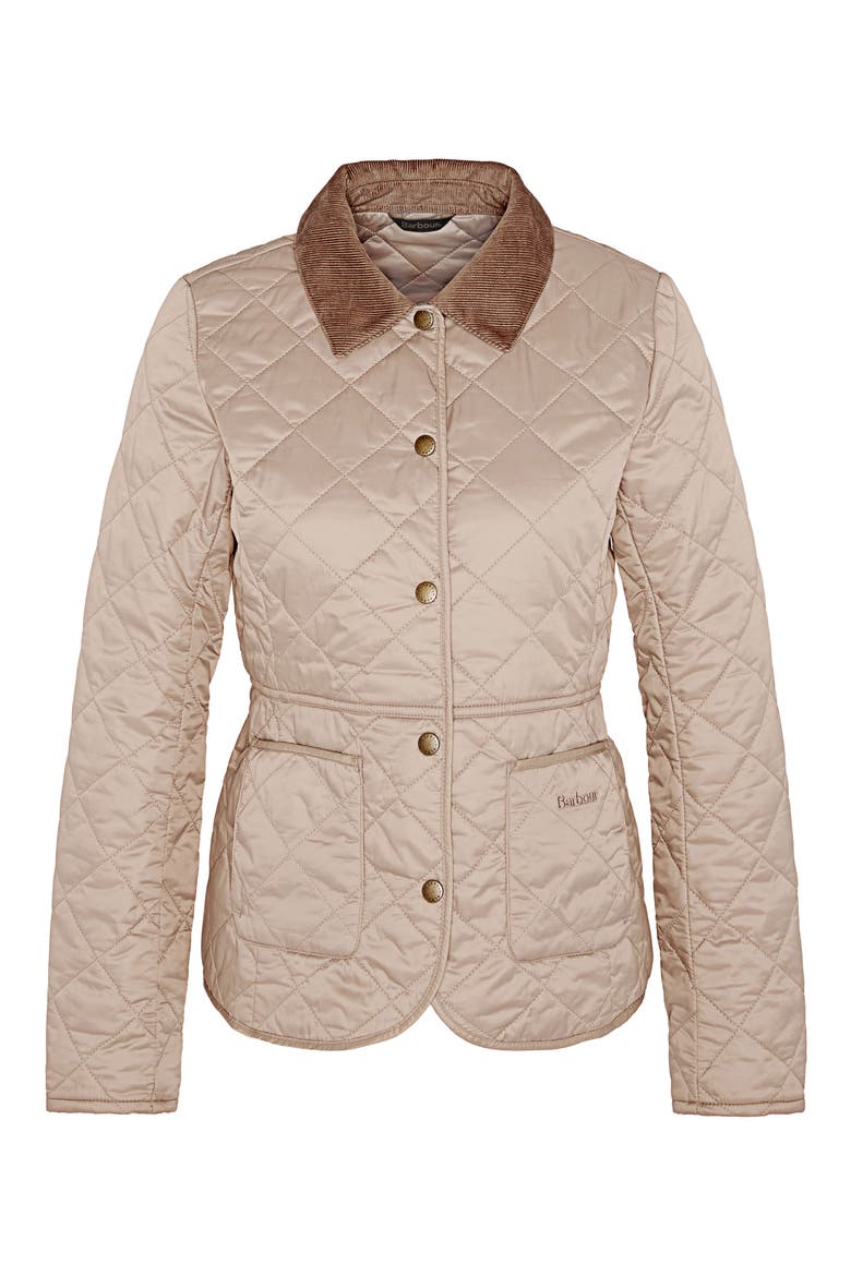 Deveron Diamond Quilted Jacket, Alternate, color, LT TRENCH/LT TRENCH