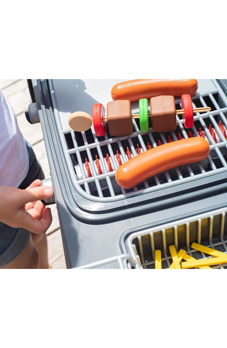 Smoby Garden Kitchen Toy Grill 43pcs, Alternate, color, Multicolored