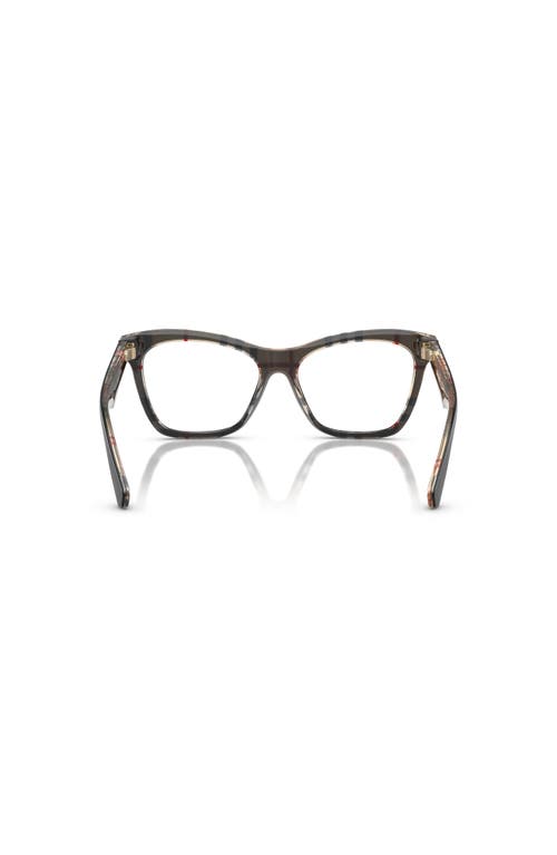 Burberry 54mm Cat Eye Optical Glasses In Black