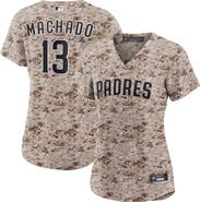 Nike Women's Nike Manny Machado Camo San Diego Padres USMC Alternate Replica Player Jersey
