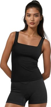 Blvck Tank Top with Built In Bra