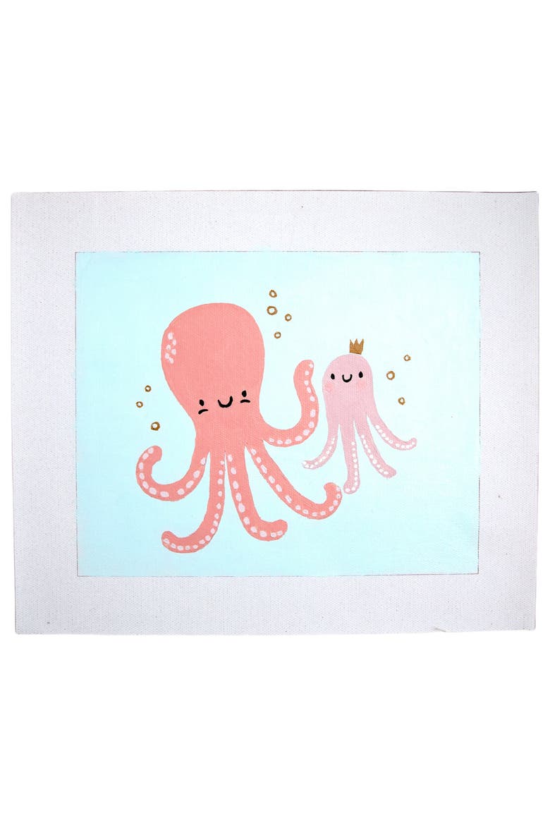 Olivia Octopus Paint-by-Numbers Kit, Alternate, color, Pink / Light Blue