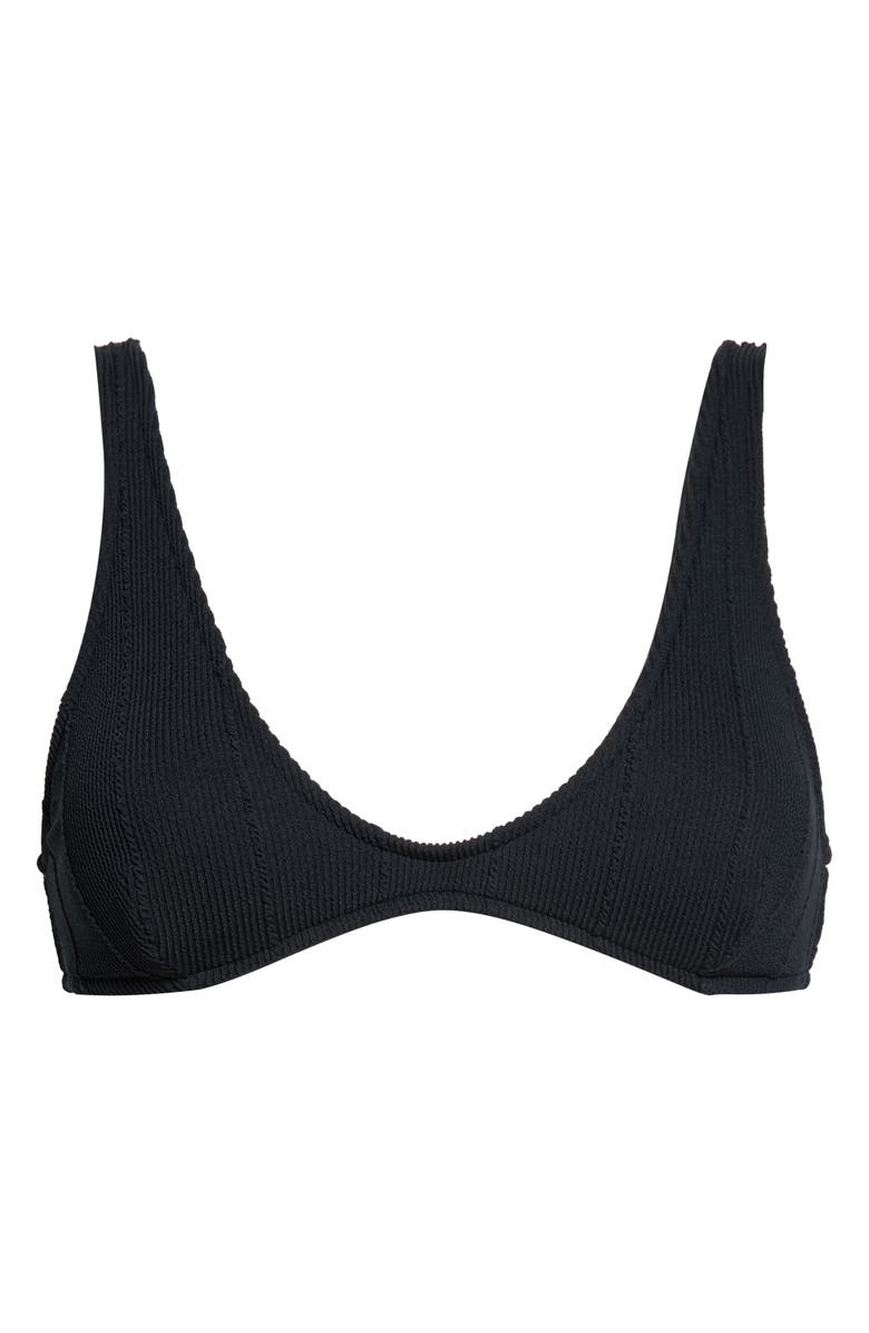 Rip Curl Vibe Surf Bralette Bikini Top, Alternate, color, Black