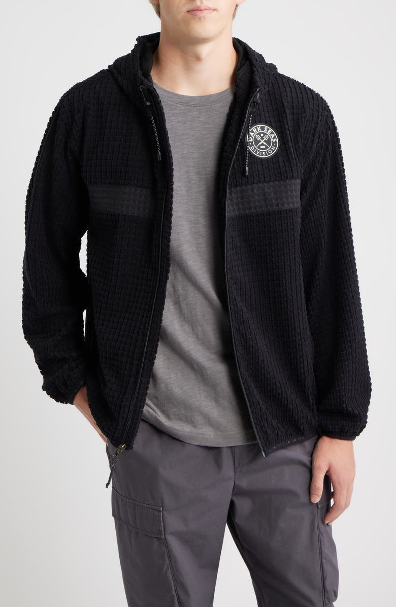 DARK SEAS Advanced Zip-Up Hoodie, Main, color, Black