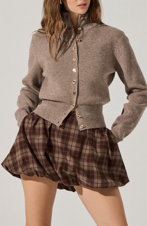 Tawni Stand Collar Cardigan