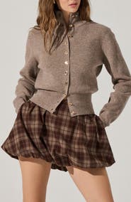 ASTR the Label Tawni Stand Collar Cardigan