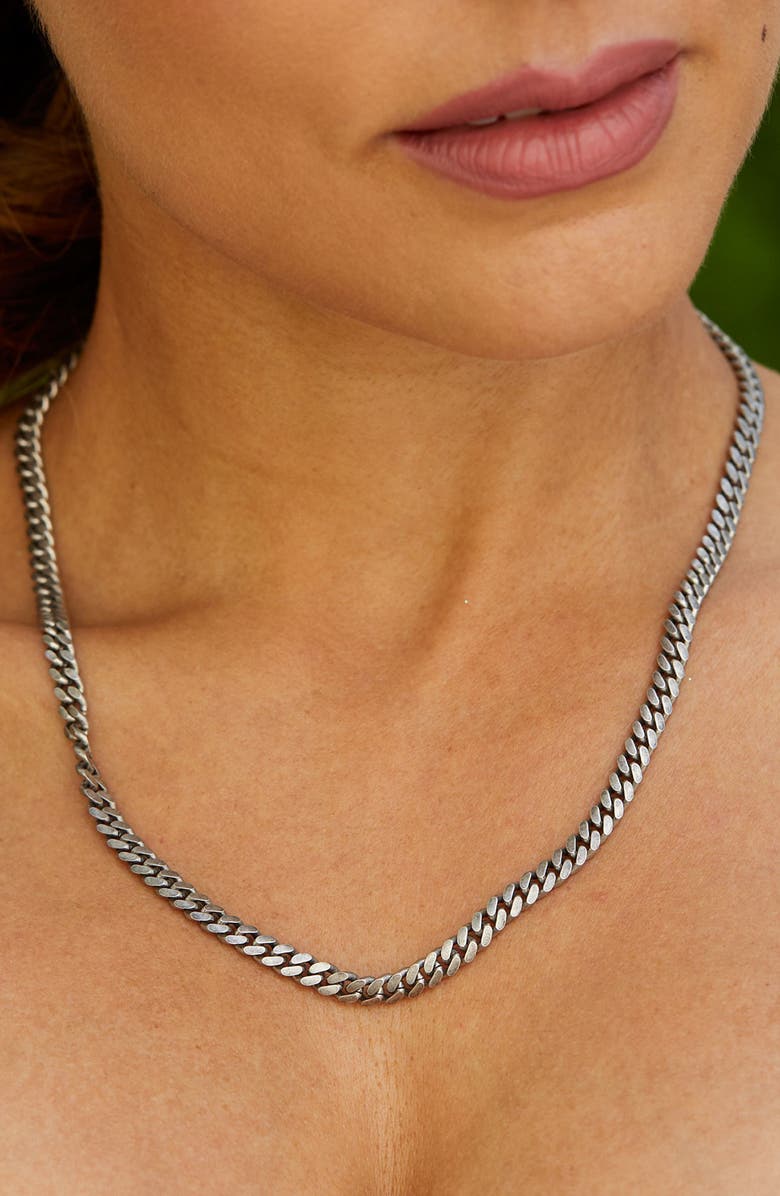 SAVVY CIE JEWELS 18K Yellow Gold Vermeil 20" Italian Cuban Link Necklace, Alternate, color, 