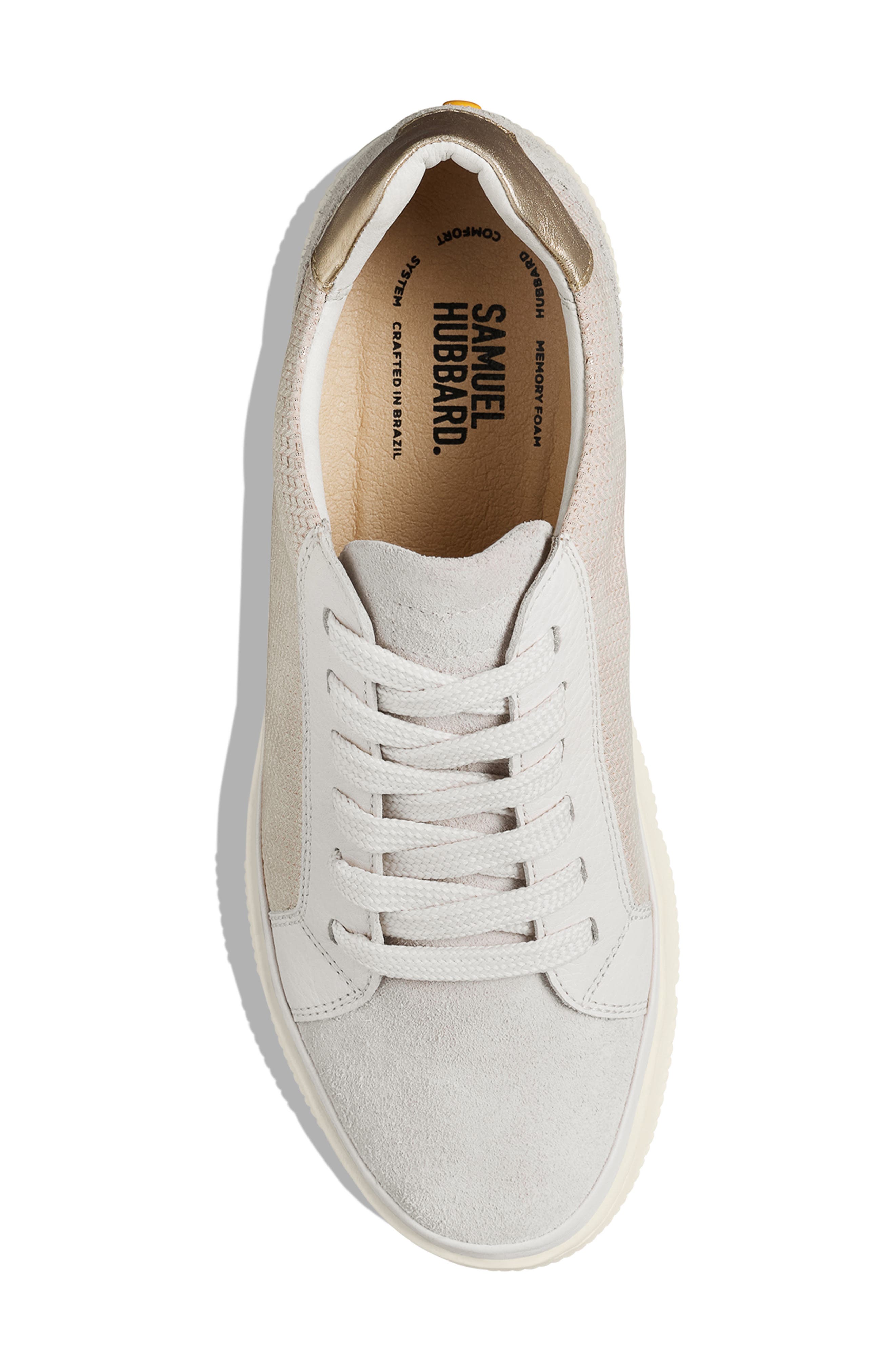 Featherlight Laguna Sport Sneaker, Alternate, color, TEXTURED PEARL LEATHER