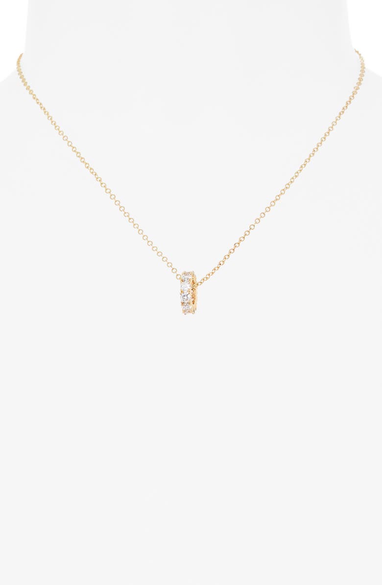Leith Pave Crystal Pendant Necklace, Earrings & Bracelet Set, Alternate, color, Clear- Gold